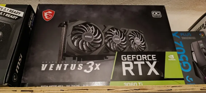 Placa Gráfica MSI RTX 3060 Ti Ventus 3X