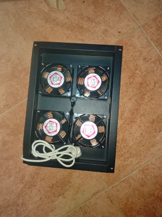 Kit 4 Ventiladores Rack 19