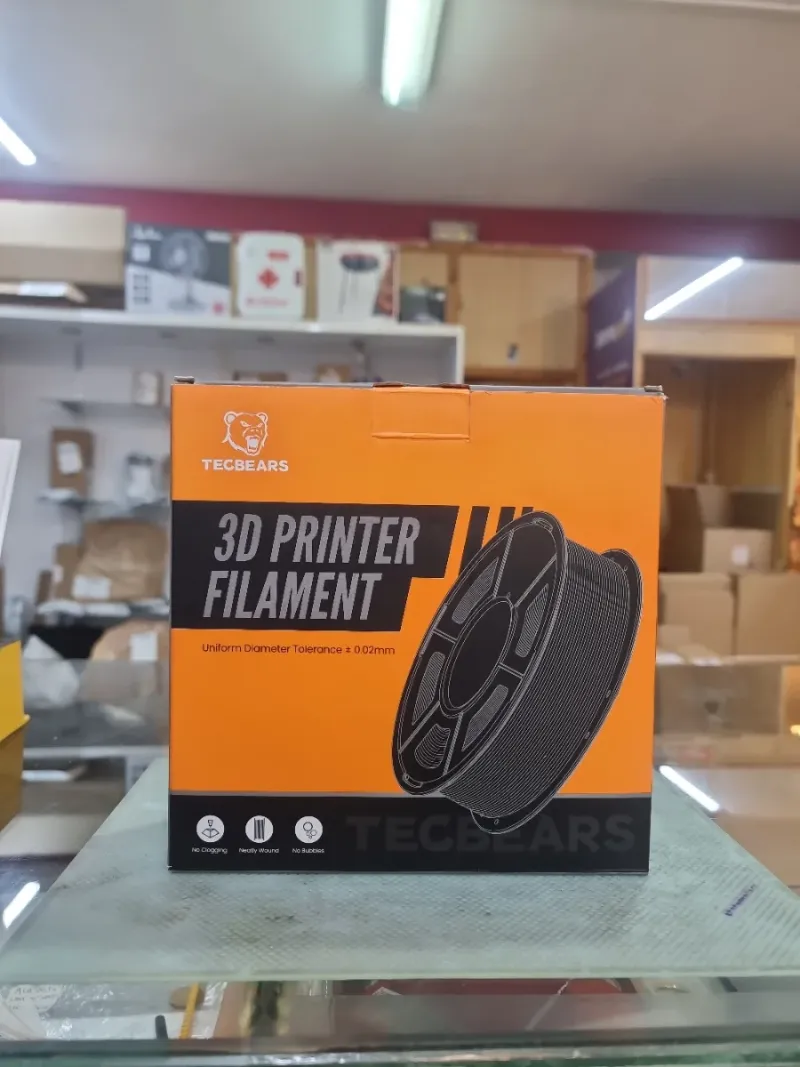 Filamento Impresora 3D Tecbears Negro 0.02mm