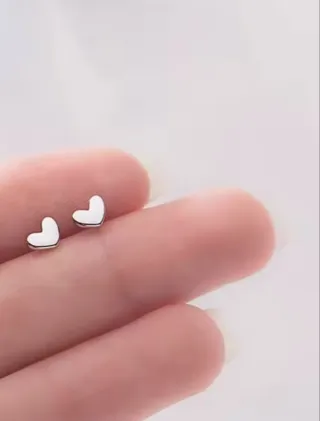 Pendientes Corazón Plata