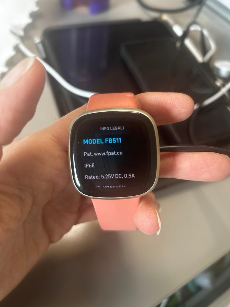 Smartwatch Fitbit Versa 3 Rosa/Plata afbeelding 8