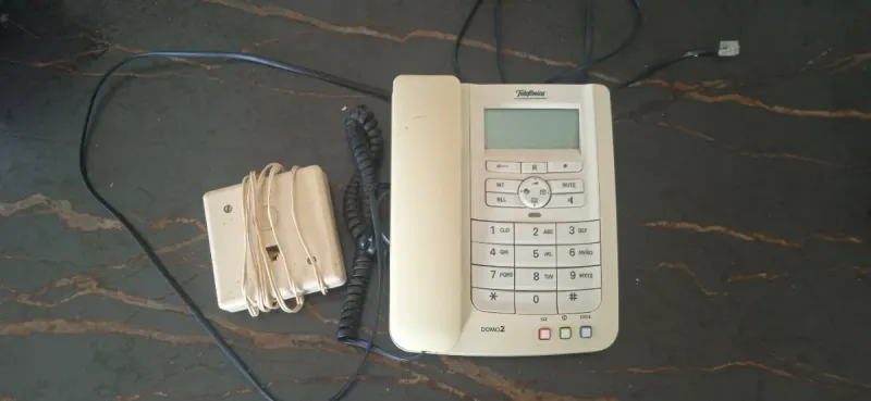 Teléfono Domo2 con cableado y PTR