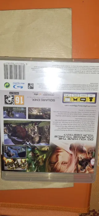 Carcasa y manuales PS3 Final Fantasy XIII