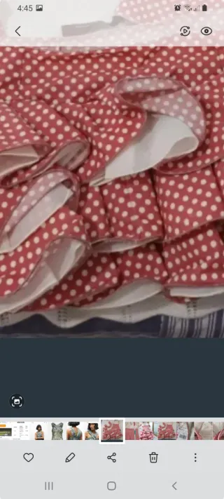 Traje de flamenca niña  de 2 a 4 años