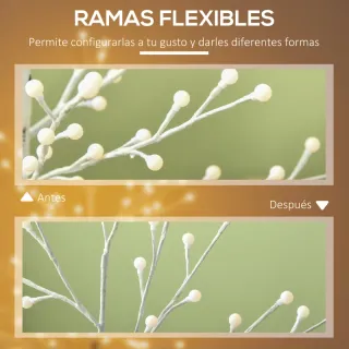 Árbol Decorativo con 120 Luces LED