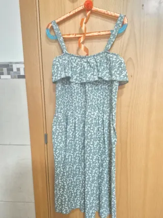 Vestido Verano Fruncido Floral