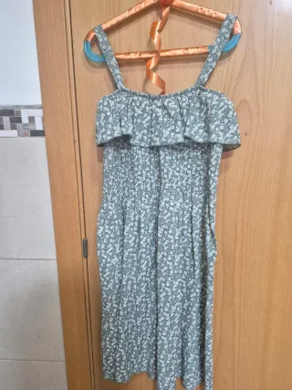 Vestido Verano Fruncido Floral