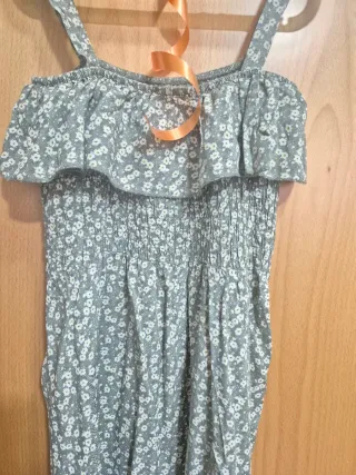 Vestido Verano Fruncido Floral