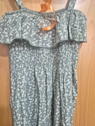 Vestido Verano Fruncido Floral