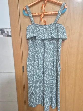 Vestido Verano Fruncido Floral