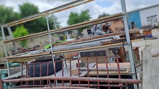 Rejas metálicas oxidadas