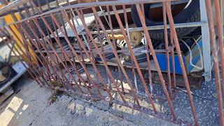 Rejas metálicas oxidadas