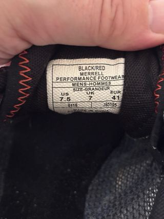 Sneakers Merrell da montagna taglia 41