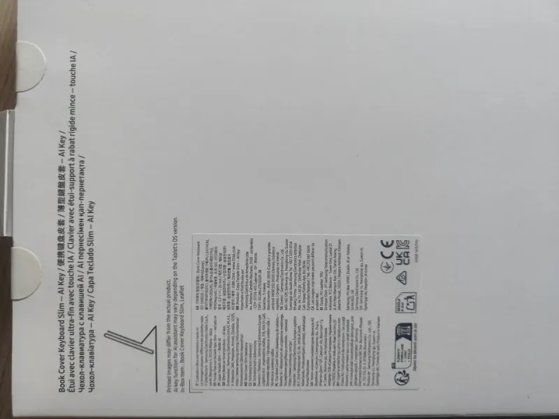 Funda Teclado Samsung original Book Cover Slim Al afbeelding 3