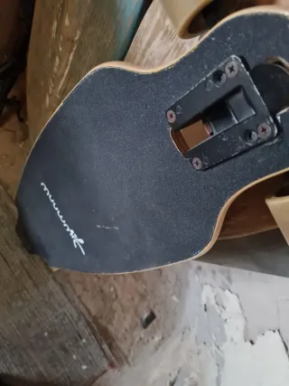 Tabla Longboard Curvada Diseño Palmeras