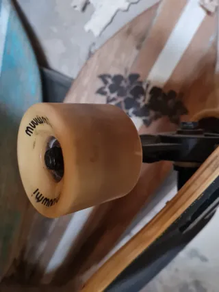 Tabla Longboard Curvada Diseño Palmeras