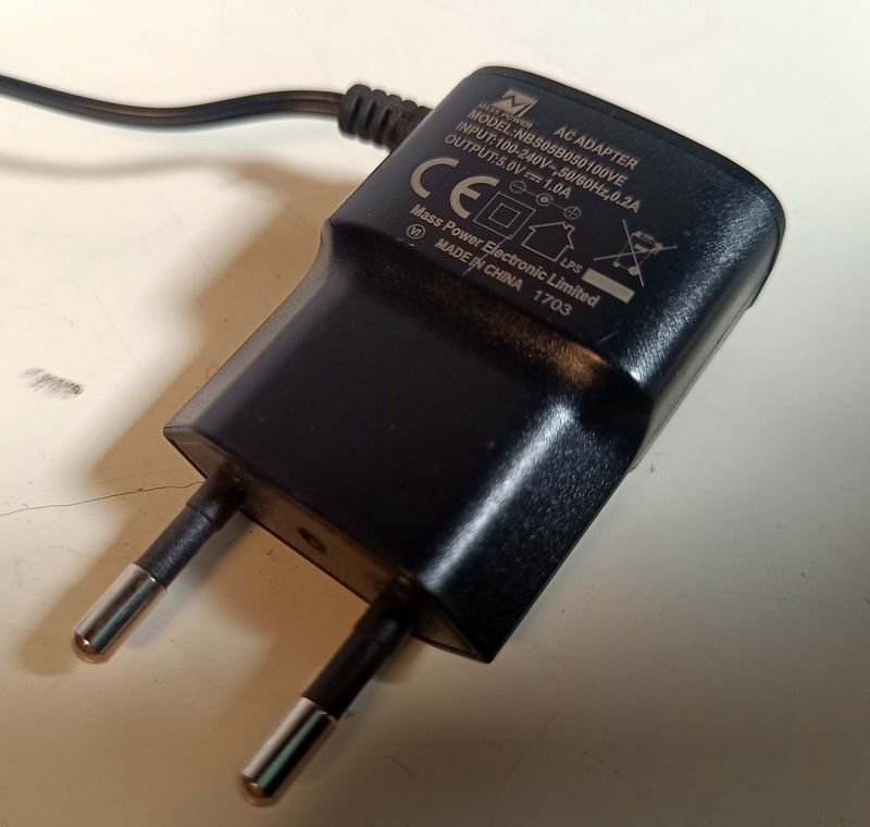 Transformador Corriente 5V 1A afbeelding 2