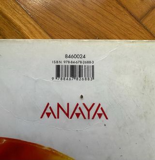 Libro de texto; Matemáticas 1º Bachillerato.