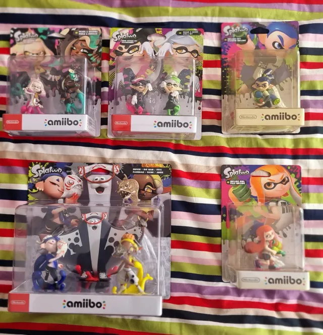 Pack Amiibo Splatoon Nintendo precintados