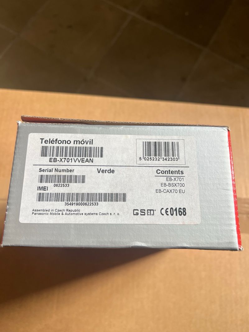 Panasonic X701 Vodafone Live! Teléfono Móvil nuevo afbeelding 5