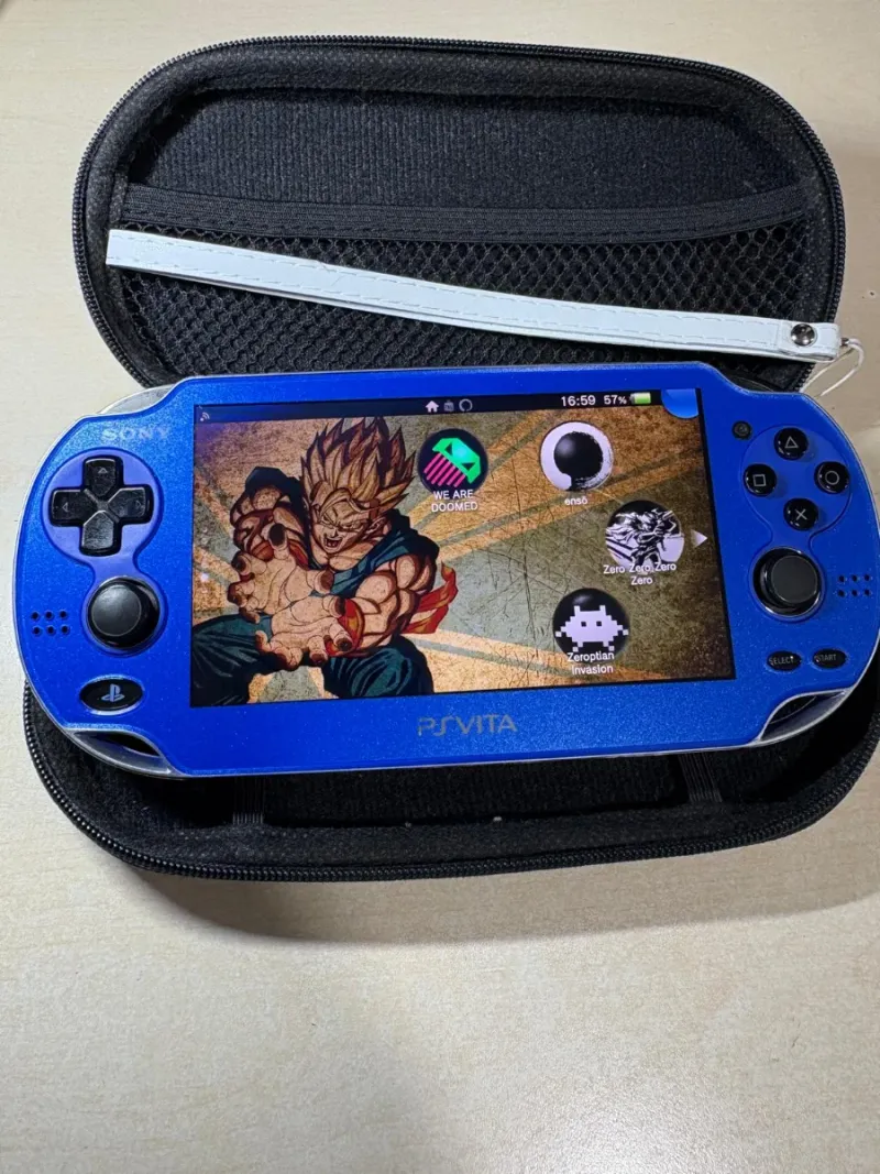 Ps Vita OLED Azul Sony afbeelding 3