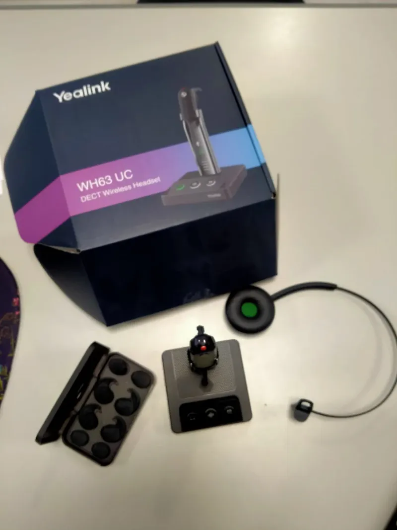 Yealink WH63 UC DECT Auriculares Inalámbricos