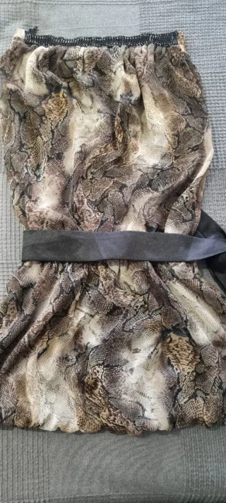Vestido/Top estampado serpiente
