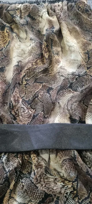 Vestido/Top estampado serpiente