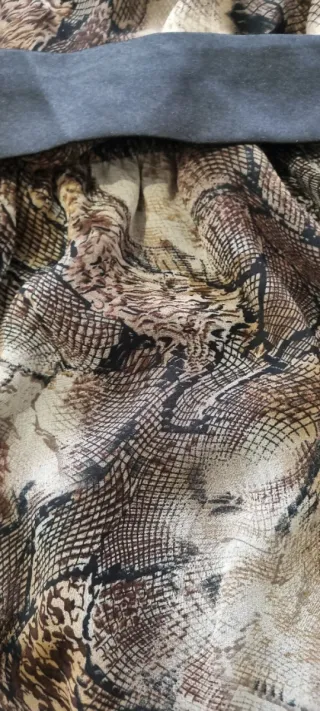 Vestido/Top estampado serpiente