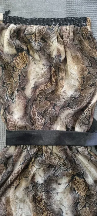 Vestido/Top estampado serpiente