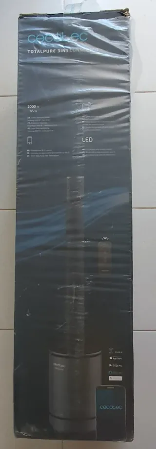 Cecotec TotalPure 3 en 1 Negro/Gris