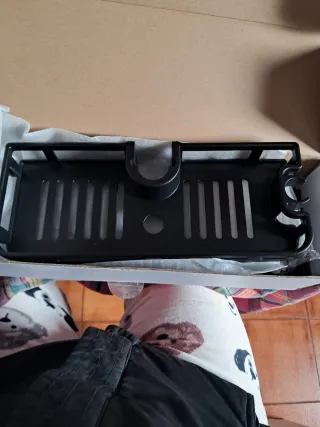 Asta doccia 70cm con mensola XXL