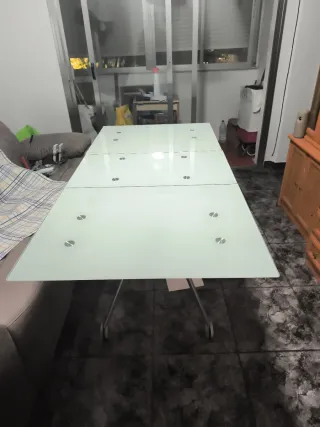 Mesa de salón extensible y elevable