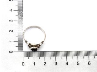 sortija plata 925mm con piedra con circonita