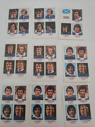 Cromos Lote Mundial 1974 Escocia Fher