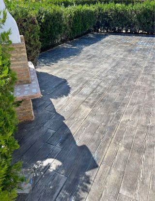 Hormigón impreso para exteriores