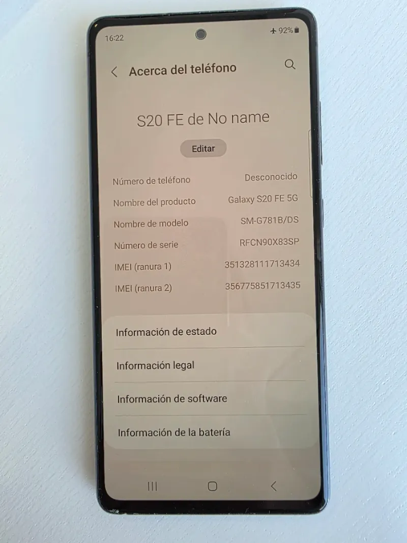 Samsung Galaxy S20 FE 5G - Impecable - Libre afbeelding 2