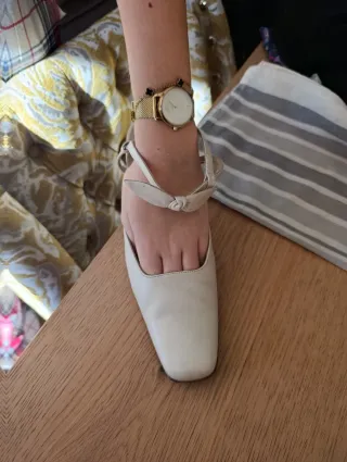 Zapatos de novia beige talla 39