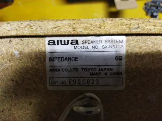 Pareja Altavoces Aiwa Bass Reflex