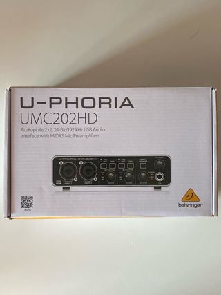 Behringer U-PHORIA UMC202HD Interfaz de Audio
