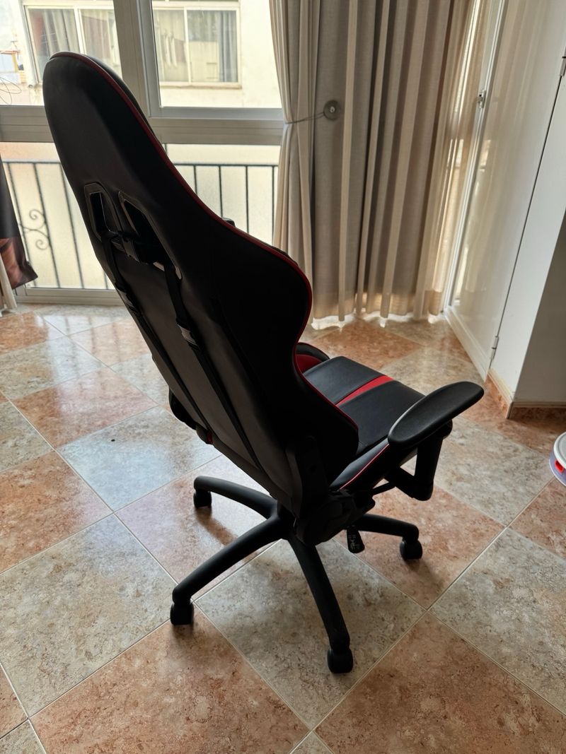 Silla Gaming Negra y Roja afbeelding 2