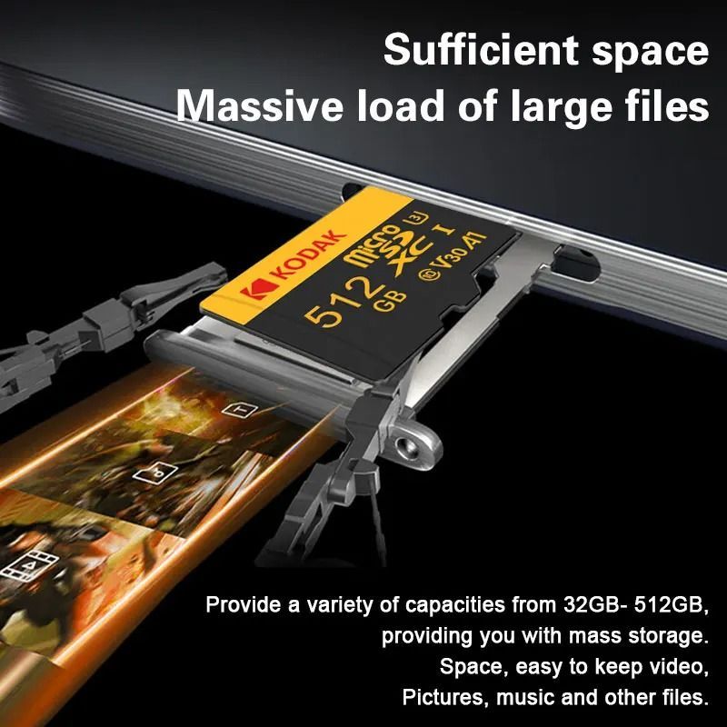Micro SD Kodak 64GB (64 gb), tarjeta Flash TF afbeelding 4