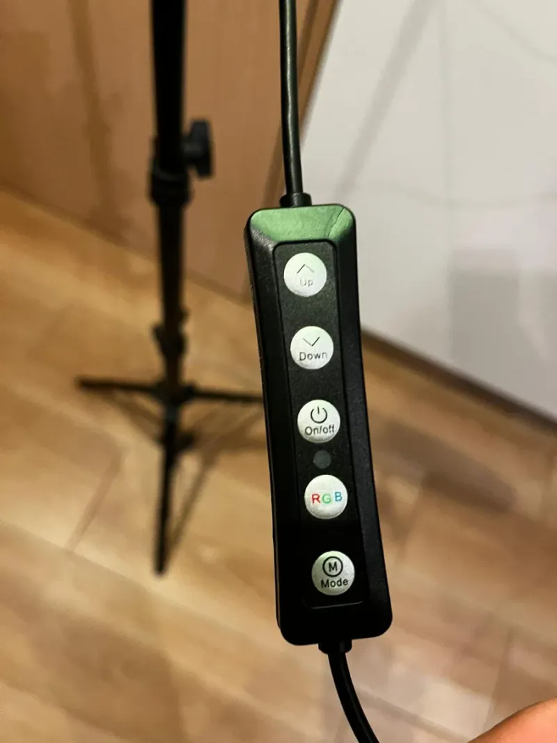 Aro de luz LED con soporte móvil afbeelding 3