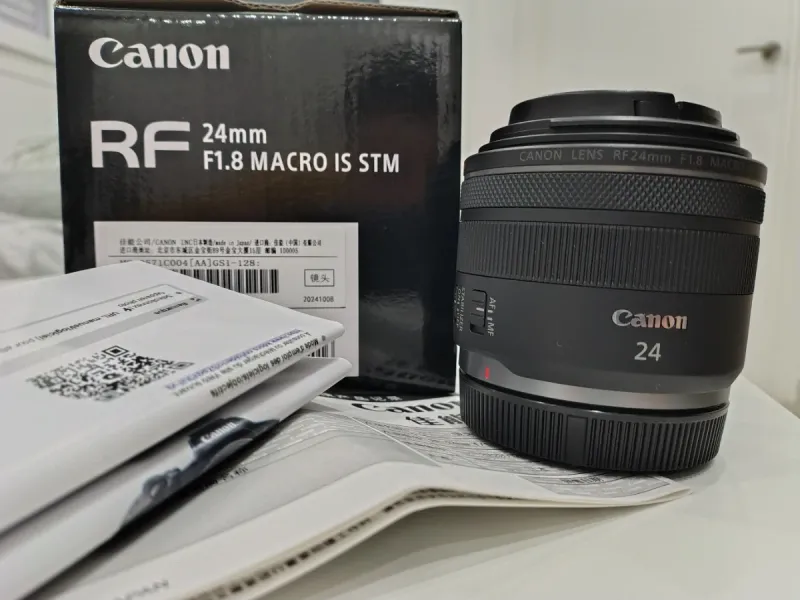 Canon RF 24mm F1.8 Macro IS STM ¡NUEVO!