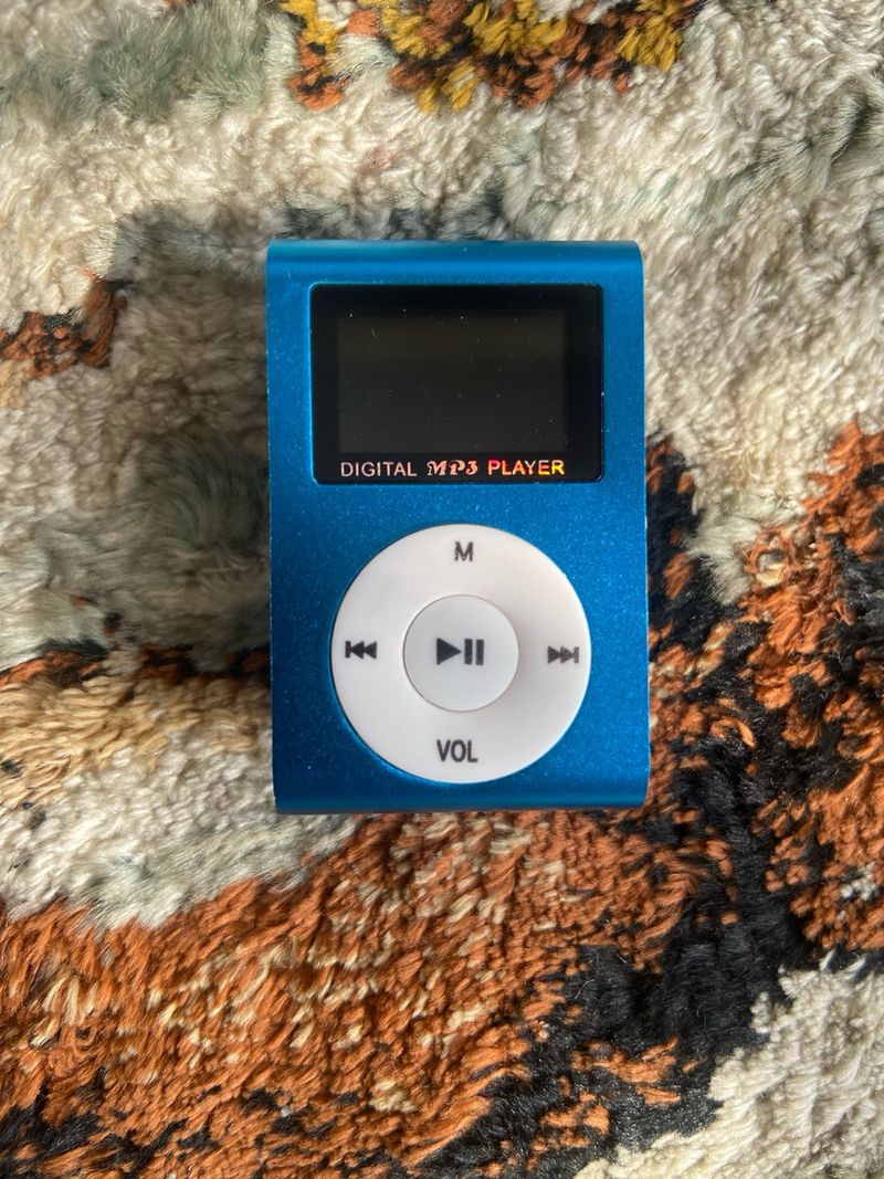 Reproductor MP3 Digital Azul