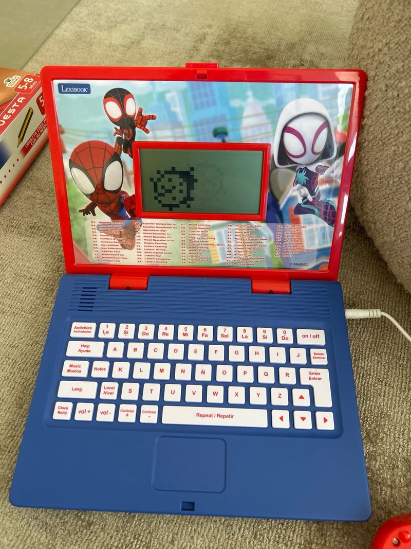 Ordenador Infantil Lexibook Spiderman Inglés/Españ afbeelding 2