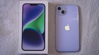 iPhone 14 Plus Morado/Plateado