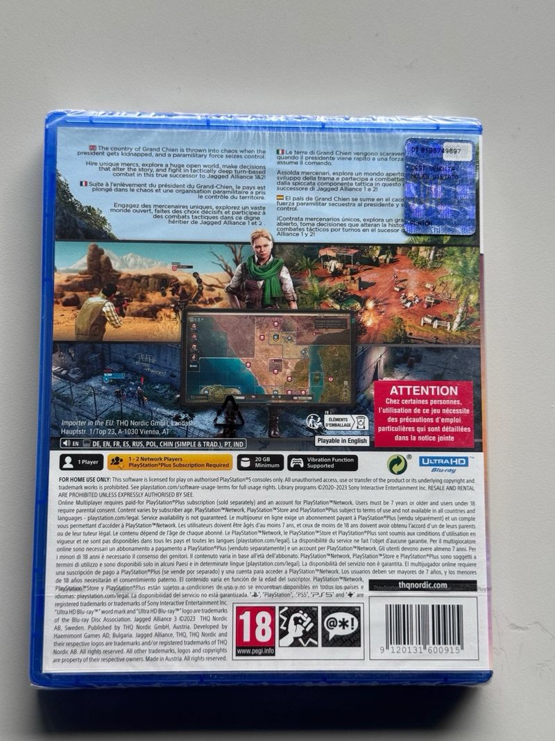 Jagged Alliance 3 PS5 Nuevo Sellado afbeelding 2