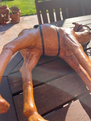 Camello antiguo de piel 38cm