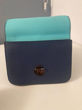 Bolso de mano azul
